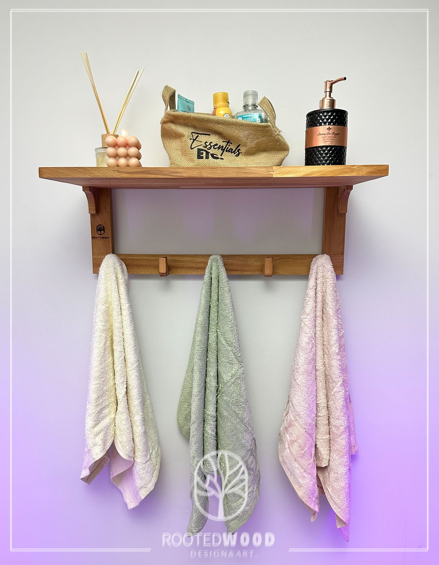 , Towel Holder, Floating Shelf, Bath Towel Holder, Towel Bar, Bathroom Shelf, Bathroom Storage, Rustic Wood Shelf, Modern Rack, Bathroom Shelves, Bathroom Fixture, Bathroom Organizer, Solid Wood Shelves