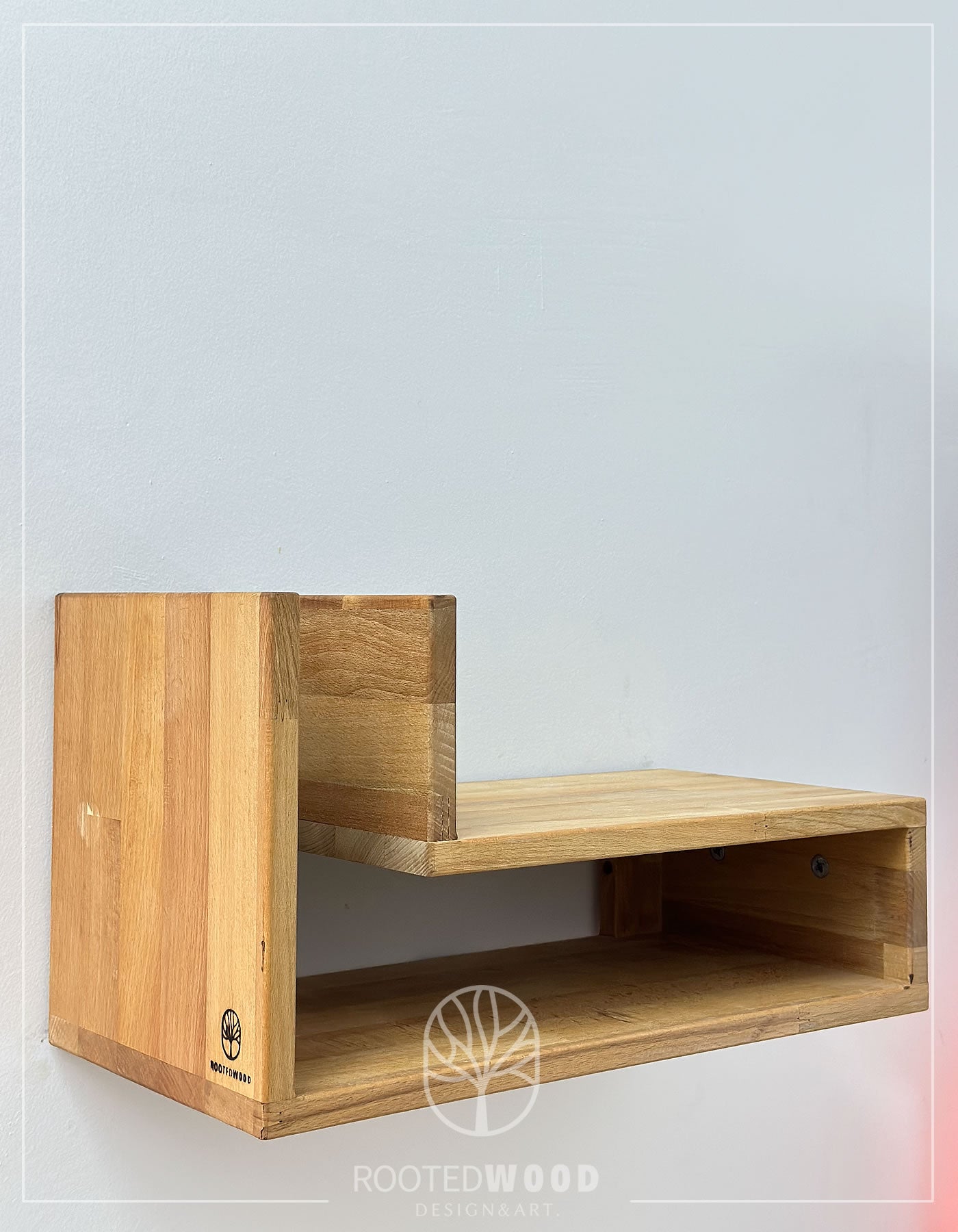 Modern Nightstand, Wooden Nightstand, Floating Shelf, Side Table, Nightstand Drawer, Nightstand Organizer, Wood Bedside, Bedside Table, Floating Table, Wood Furniture, Farmhouse Nightstand, Floating Desk,