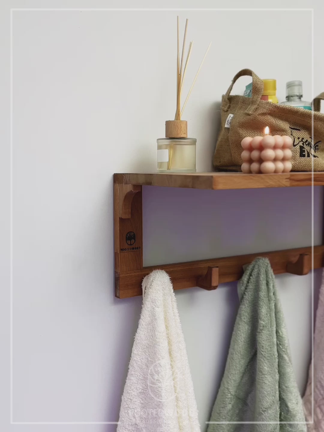 Towel Rack, Towel Holder, Floating Shelf, Bath Towel Holder, Towel Bar, Bathroom Shelf, Bathroom Storage, Rustic Wood Shelf, Modern Rack, Bathroom Shelves, Bathroom Fixture, Bathroom Organizer, Solid Wood Shelves